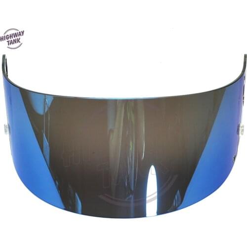 Blue Motorcycle Full Face Helmet Visor Lens Case for SHARK RS2 RSR 2 Carbon RSR 2 V+ RSX VZ32