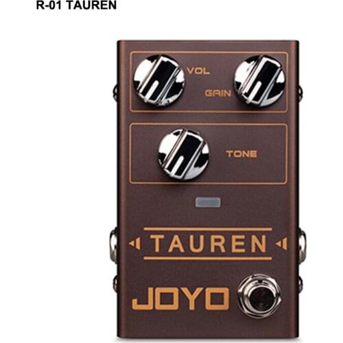JOYO R-01 TAUREN Electric Guitar Effect Pedal Overdrive High Low Gain Distortion Overload Monoblock Effect Guitar Accessories