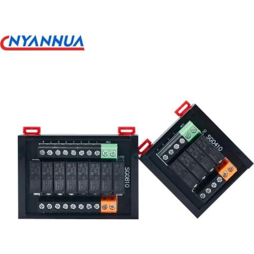 4 6 8 Way Relay Combination Module 24v 12v 5v Omron Intermediate Relay Module Module Control Board Small Volume