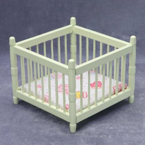 1:12 Scale White Dollhouse Furniture Model Baby Doll Photo Props Decor Crafts Ornament Scenery Decoration