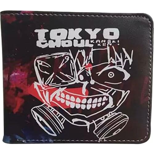 Tokyo Ghoul/Fairy Tail /Attack on Titan Anime Wallet With Coin Pocket Japanese Animation Anime Manga Credit Card Holder Purse