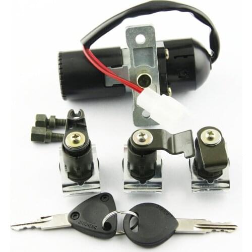 Ignition Switch Petrol Oil Fuel Gas Tank Cap Seat Lock Key Set For Honda FES125 FES150 FES250 MF04 35010-KEY-900 35010-KFG-D10