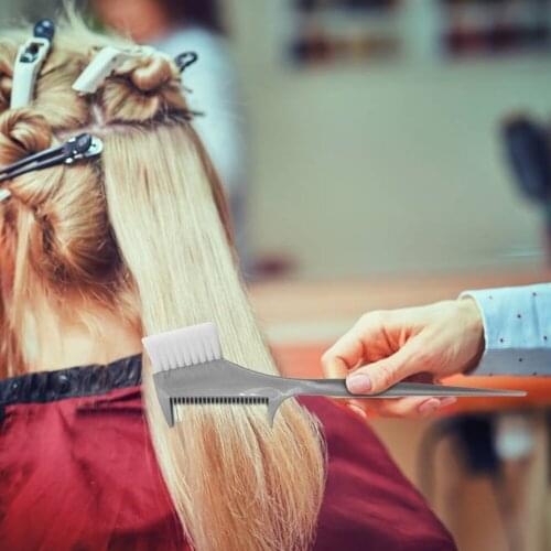 Comb Barber Salon Tint Hairdressing Tools Easy Use Practical Hair Styling Tools Double-sided Hair Dye Coloring Brush