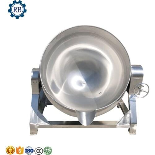 Widely Used Chili Sauce Gas Jacket Automatic Industrial Cooking/Cookers Kettle With Mixer Machine