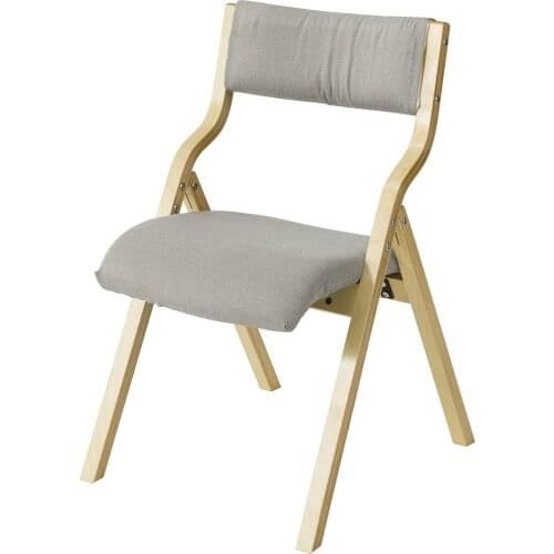 SoBuy FST40-HG Wooden Padded Folding Chair Office Living Room Dining Chair