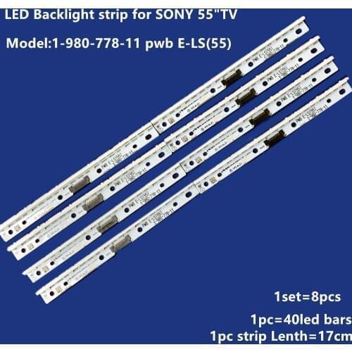 1-982-100-11 LED BACKLIGHTS FOR SONY 55" TV KD-55XE9305 XBR-55X930E