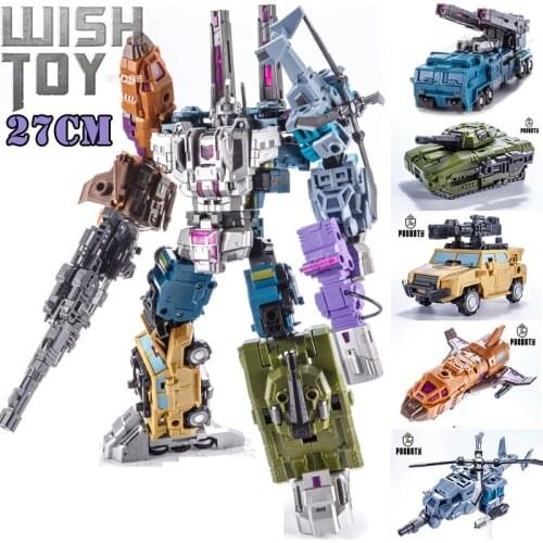 Transformation Bruticus PT05 PT-05 Combination 5 IN 1 G1 Combaticons Oversize 27CM Anime Action Figure Robot Kids Toys