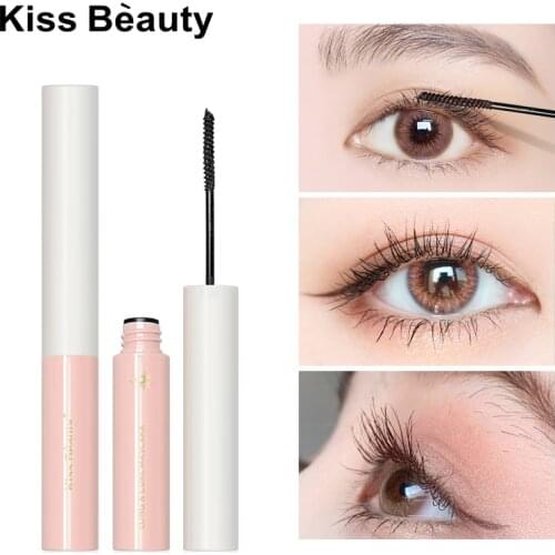 Ultra-fine Mascara Waterproof And Non-smudge Natural Thick Curling Fine Brush Mascara Makeup Long-wearing Mascara TSLM2