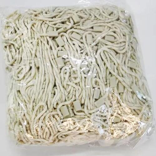 1000Pcs Clothing Tag Rope 8'' Plastic Garment Price Tag Hang Polyester Rope String Snap Lock Pin Loop Tie Fasteners Buckle Rope