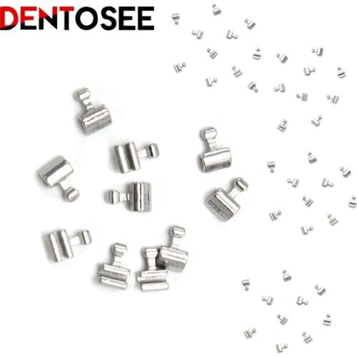 50pcs/10pcs Dental Orthodontic Crimpable Hook Short Type Stainless Steel