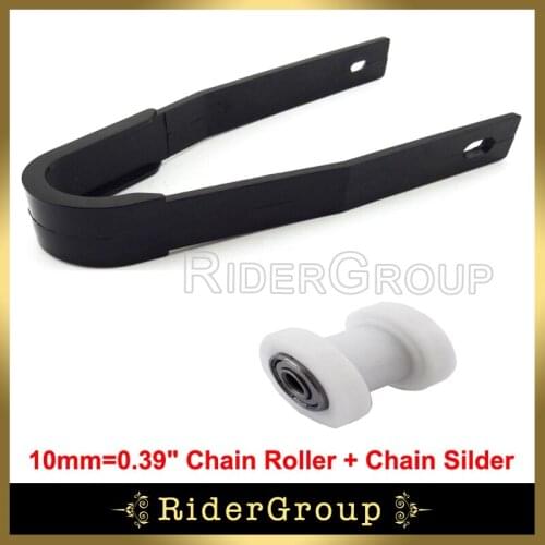 10mm Pulley Tensioner Chain Roller Chain Slider Rear Swingarm Guard Guide For 50cc-160cc Pit Dirt Motor Trail Bike Motorcycle