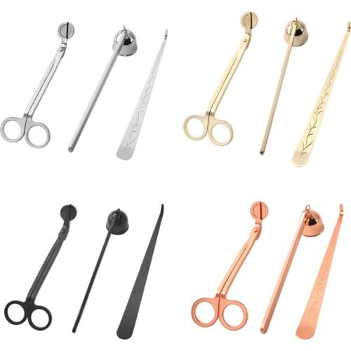 3Pcs Candle Snuffer Candle Wick Trimmer, Wick Dipper Candle Accessory Set