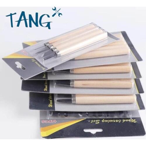6pcs/5pcs/4pcs Professional Wood Carving Chisel Knife Hand Tool Set For Basic Detailed Carving Woodworkers Gouges