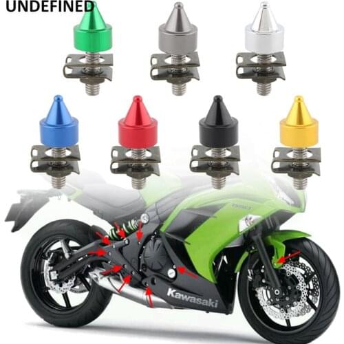7.5MM-10MM Bolt Head Cover Fastener Clips Screws Motorcycle CNC M6 x 20mm Universal For Honda Kawasaki Suzuki GSX VFR CBR Ninja