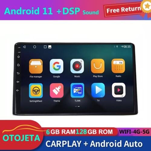 For MG Zs MGzs 2020 Car Radio Stereo GPS Navigator 6GB Ram 128GB Rom Autoradio 2Din Android 11 Bluetooth Multimedia Player