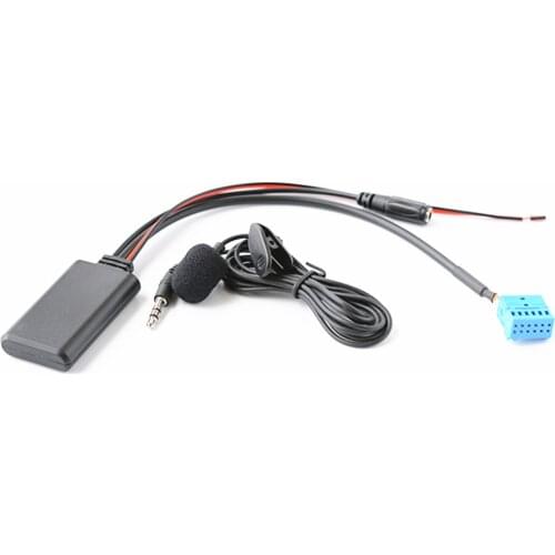 Car Bluetooth AUX Adapter Wireless Audio Phone Call Hands Free Microphone For Audi A4 Q3 Q5 A3 TT A8 A5 S5 Golf Polo Passat