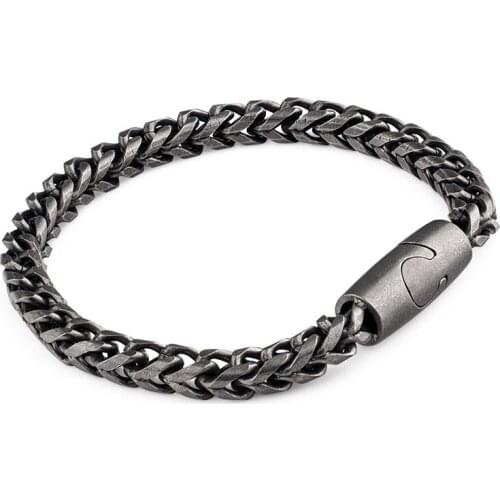 Stainless Steel Dragons Bone Style Link Bracelet For Men Fashion Jewelry