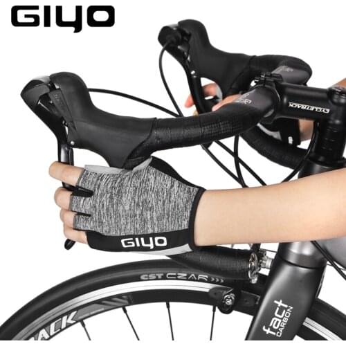 GIYO Cycling Gloves Men Women MTB Road Racing Gloves For Bicycle Fishing Running Sport Bike Gloves Half Finger guantes ciclismo
