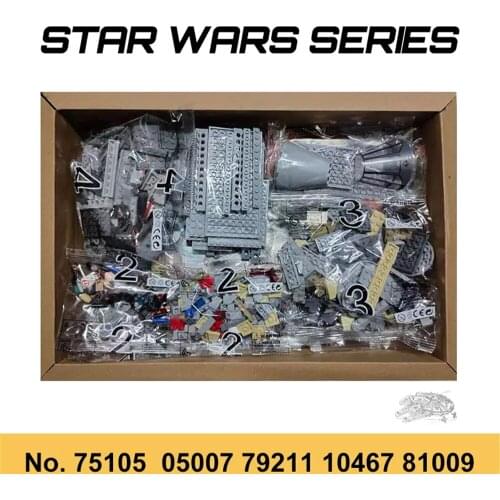 Spaceship In Stock Set MOC Compatible 75105 Force Waken UCS Star Series Diy Building Blocks Bricks Toys Birthday Gifts Boys