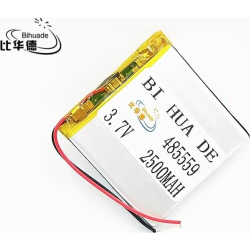 Size 485559 3.7V 2500mah Lithium polymer Battery With Protection Board For MP3 MP4 GPS Digital Products