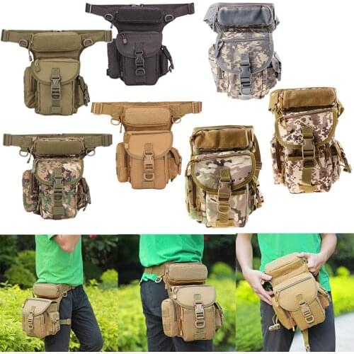 800D Oxford Cloth Multi-Purpose Drop Leg Bag Fanny Thigh Pack Leg Rig Utility Pouch for Cycling Motorcycling