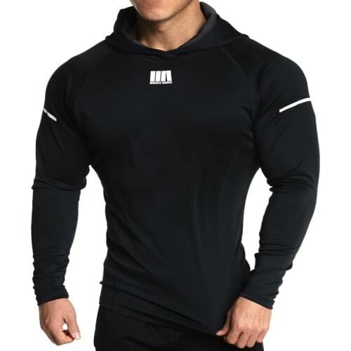 Gym Hoodies for Men Bodybuilding Hoodies Muscles Workout Sweatshirt Fitness Pullover