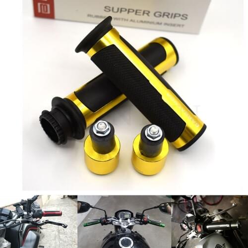 Motorcycle handlebar grips handle bar ends 7/8"22mm hand cap FOR Yamaha R25 FAZER FZ6 FZ1 FZ8 FZ1000 YZF-R6 XT250 XT225 r1 R3 R6