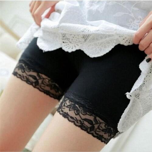 Girls Safety Short Intimate Pants Lace Seamless Breathable Pants Shorts Ladies Women Boxer Briefs