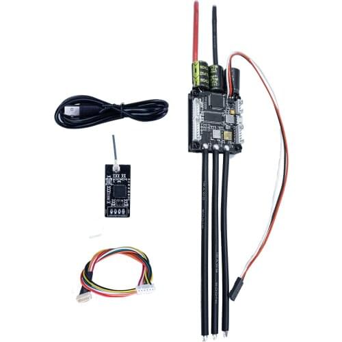 Skateboard esc 50A fsesc 4.20 + bluetooth module skate eletrico 3-13s latest firmware Electric Speed Controller for Skateboard