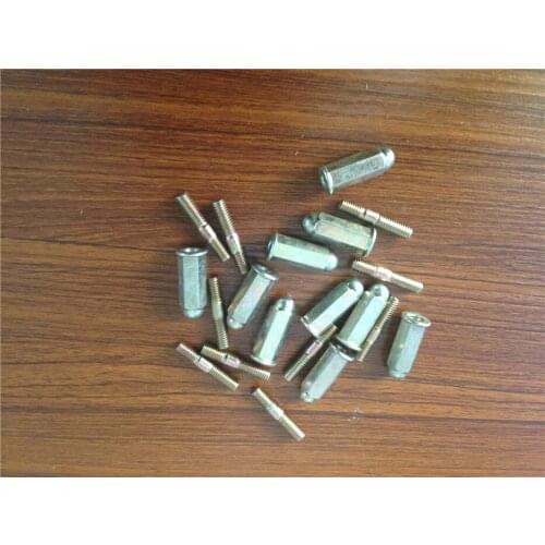 STARPAD For Motorcycle exhaust pipe screw nut 6mm gy6 scooter moped exhaust pipe screws and nuts