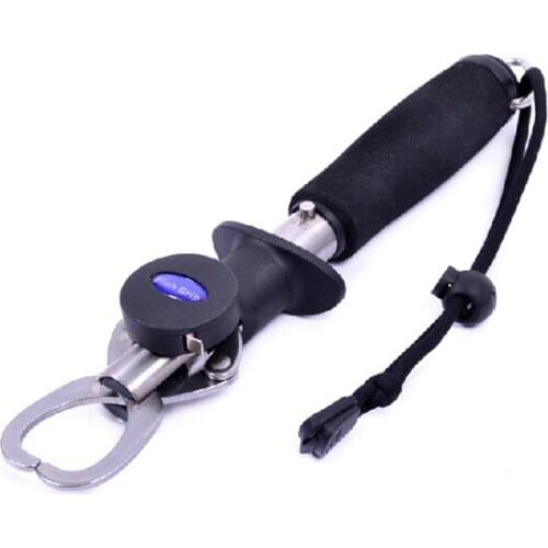 Trulinoya Stainless Steel Fish Lip Grabber With Scale 15kg Ruler 95cm Fish Controller Tackle Fish Grip Gripper