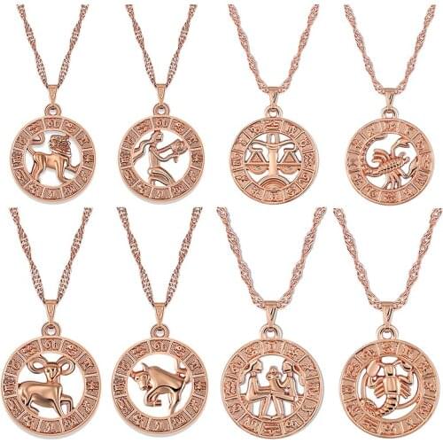 ZEMO Women's Pendants Zodiac Signs