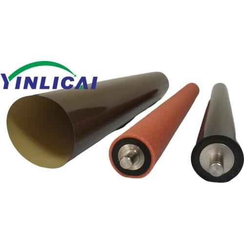 1Set Fuser Belt+Lower Fuser Pressure Roller+Upper Sponge Roller For Konica Minolta Bizhub C220 C280 C360 Fuser Unit Kit