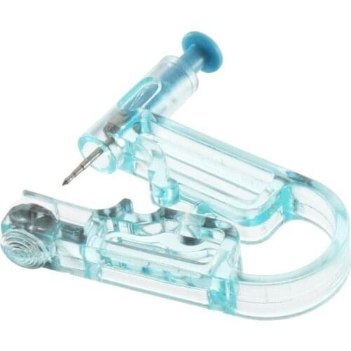 1pc Disposable Safety Ear Piercing Gun Painless Non-bleeding Sterile Ear Piercing Unit Convenient Ear Piercing Tool