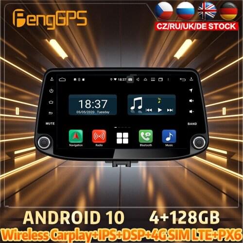 128G Android10 PX6 DSP For Hyundai I30 2017 - 2018 Car DVD GPS Navigation Auto Radio Stereo Video Multifunction CarPlay HeadUnit