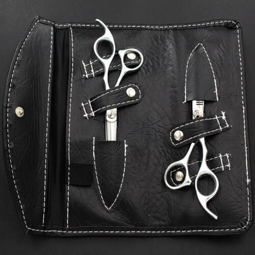 2pcs 6 inch Pet Hair Cutting Thinning Scissors Set Professional Hair Grooming Tools Dog Hairdressing Shears with Case