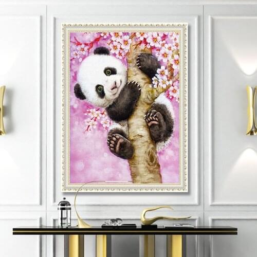 5D Diamond Painting Animal DIY Diamond Embroidery Panda Chinese National Treasure Cross Stitch Bedroom Home Decoration