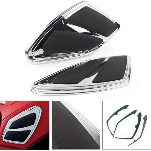 Motorcycle Tank Trims Knee Pads For Honda Goldwing GL1800 F6B 2012 2013 2014 2015 2016 2017 ABS Plastic 2pcs