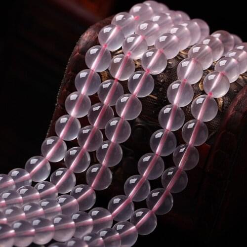 1 Strand Pretty Powder Crystal Beads 6mm 8mm 10mm Great Quality Natural Loose Beads Accessories Manual Making Bracelet Necklace