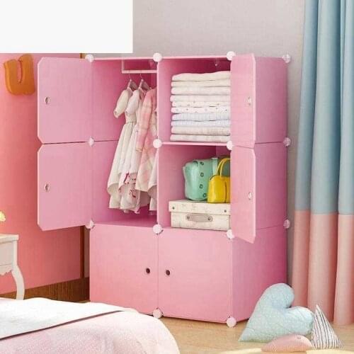 Home Storage Rack Children Wardrobe Closet Bedroom Closet Organizer Muebles De Dormitorio Folding Storage Bedroom Furniture
