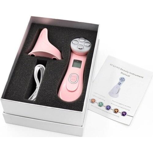 Electroporation Needle-Free Face Beauty Pen Radio Frequency LED Photon Face Skin Rejuvenation Removing Wrinkles