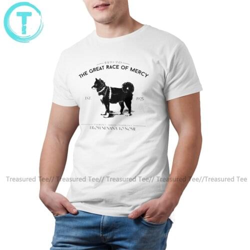 Siberian Husky T Shirt Great Race Of Mercy T-Shirt Casual Short-Sleeve Tee Shirt Plus size Funny Mens Tshirt