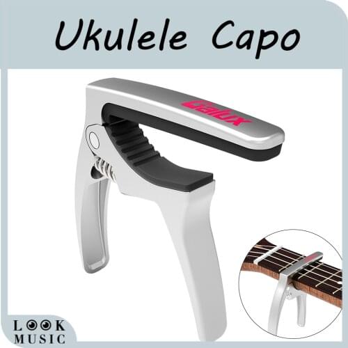 Ukulele Capo 4 Strings Hawaii Guitar Capo Silver ColorCapo For Ukulele GC-500U