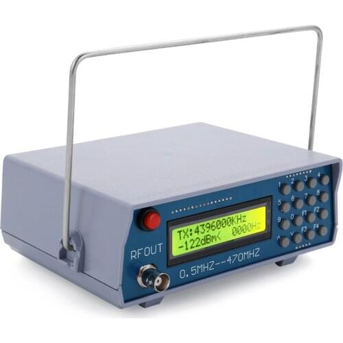 0.5MHz-470MHz RF Signal Generator Meter Tester for FM Radio Walkie-talkie Debug Digital CTCSS Singal Output