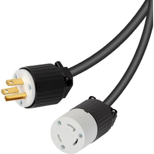 JORINDO NEMA 5-15P plug to L6-30R socket American standard industrial grade conversion line ，15A/30A