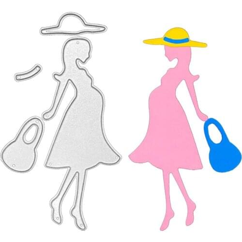 Julyarts Girl Bag Die Cuts Scrapbooking 2021 Craft For Diy Scrapbooking Decorative Photo Album Engraving Diy Paper Cards