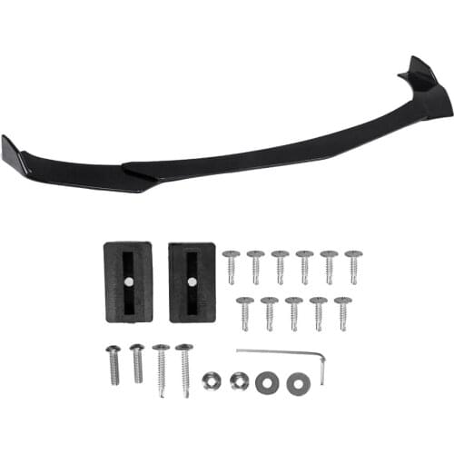 Lots 3 Black Front Bumper Lip Body Kit Spoiler Chin For BMW E39 E46 E53 E90 E92