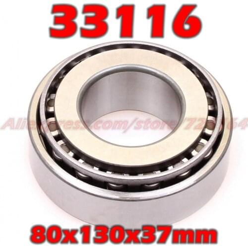 80x130x37 mm Tapered Roller Bearings 33116 3007716E HR33116J 33116JR 33116A E33116J 33116VC12 33116U 33116E 80*130*37