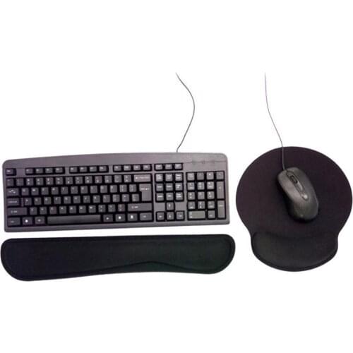 Mechanical Keyboard Wrist Rest Pad Mouse Wrist Rest Pad Ergonomic Memory Foam Set Comfort Mouse Pad For Office Computer Laptop