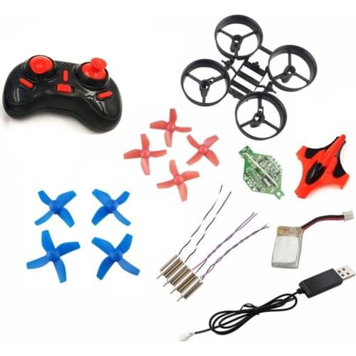 Eachine 010 DIY Mini RC Drone 2.4GHz RC Helicopter W/ 5.8G FPV Camera Headless Quadcopter Propeller Motor Battery Receiver Board